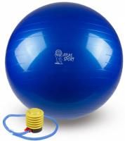 Мяч гимнастический фитбол с насосом 75 см Синий