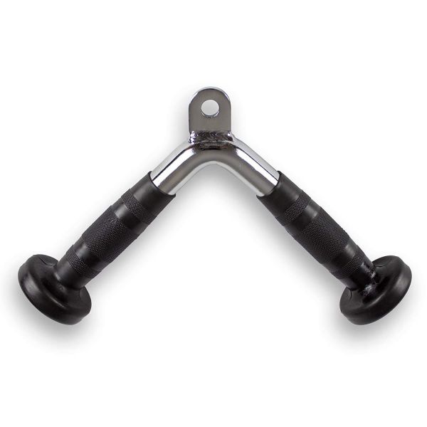 Рукоять для жима к низу с обрезиненными ручками Gymmaster PB36