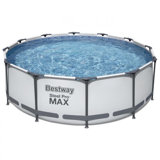 Бассейн каркасный круглый фильтр-насос Bestway Steel Pro MAX 56260 (366 х 100 см)